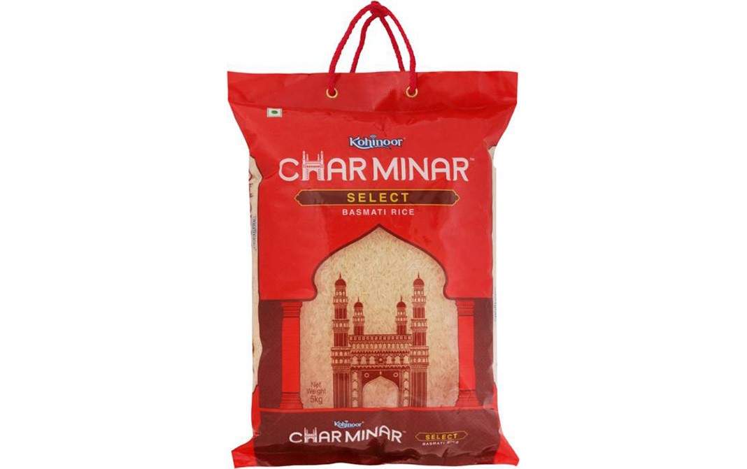 Kohinoor Char Minar Select Basmati Rice   Pack  5 kilogram